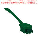 【まとめ買い10個セット品】ヴァイカン 長柄ハンドル付ブラシ4186 ハードタイプ グリーン【メイチョー】(3)