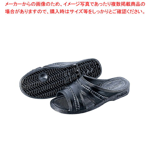 紳士用 健康サンダル 黒 LL【メイチョー】【業務用靴 サンダル】