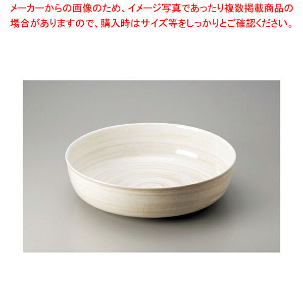 アルミ電磁用深型ドラ鉢 白刷毛目 尺2【厨房用品 調理器具 料理道具 小物 作業 厨房用品 調理器具 料理道具 小物 作業 業務用】【メイチョー】