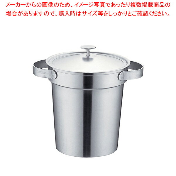 UK18-8スタッキングアイスペール 2L【ステンレス アイスペール ステンレス アイスバケット 業務用 アイスペール ワインクーラー アイスバケツ 人気 ボトルクーラー 氷入れバケツ シャンパンクーラー アイスペール】【メイチョー】