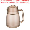 【まとめ買い10個セット品】ポリカーボネイト ニューピッチャーST 1.6L ブラウン【メイチョー】