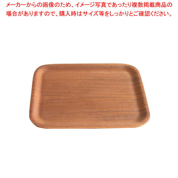 ノンスリップ レクタン マット トレイ 45154 チーク L【厨房用品 調理器具 料理道具 小物 作業 厨房用品 調理器具 料理道具 小物 作業 業務用】【メイチョー】