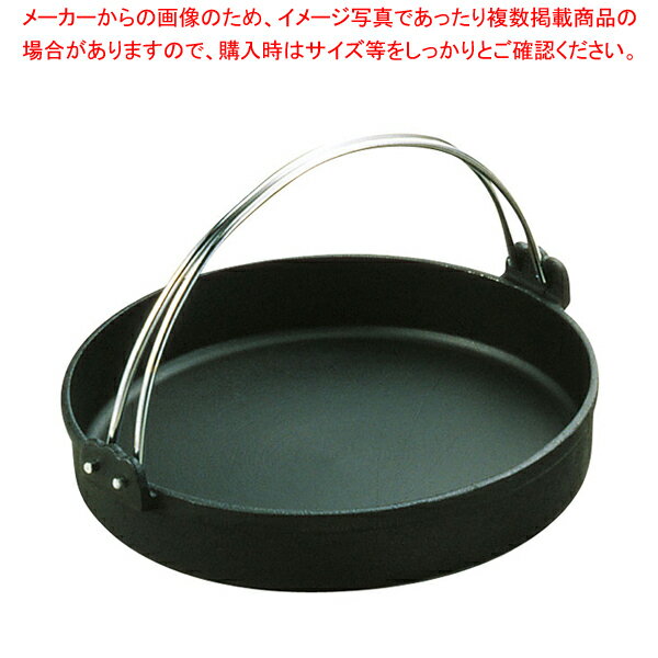 トキワ 鉄すきやき鍋 黒ツル付 24cm