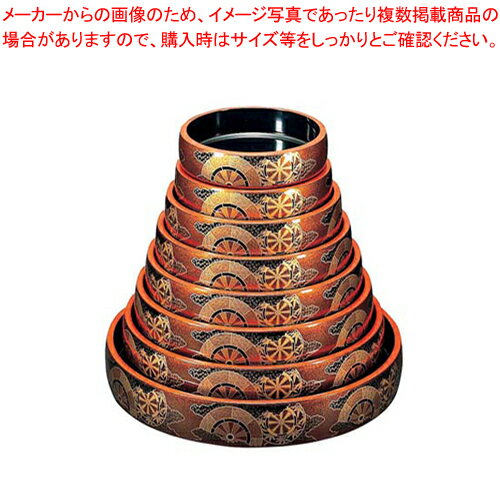 DXタイコ桶 梨地御所車 62020280 尺5【メーカー直送/代引不可 食器 すし桶 業務用】【メイチョー】