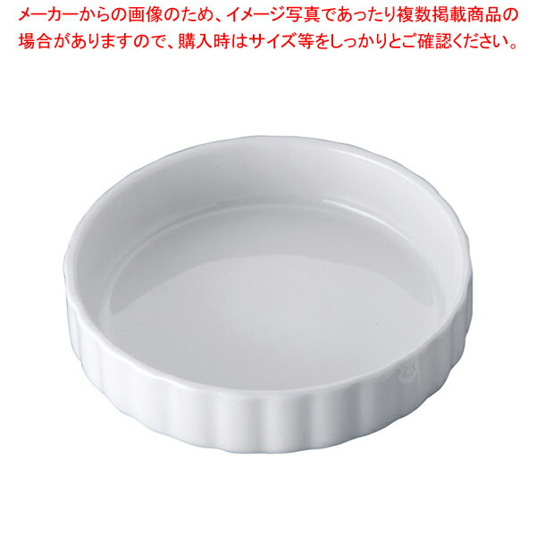 耐熱性磁器 パイ皿 M【食器 オーブ