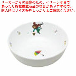 【まとめ買い10個セット品】メラミンお子様食器「くまのがっこう」 ラーメン鉢 M-50TA【人気 おすすめ 業務用 販売 楽天 通販】【メイチョー】