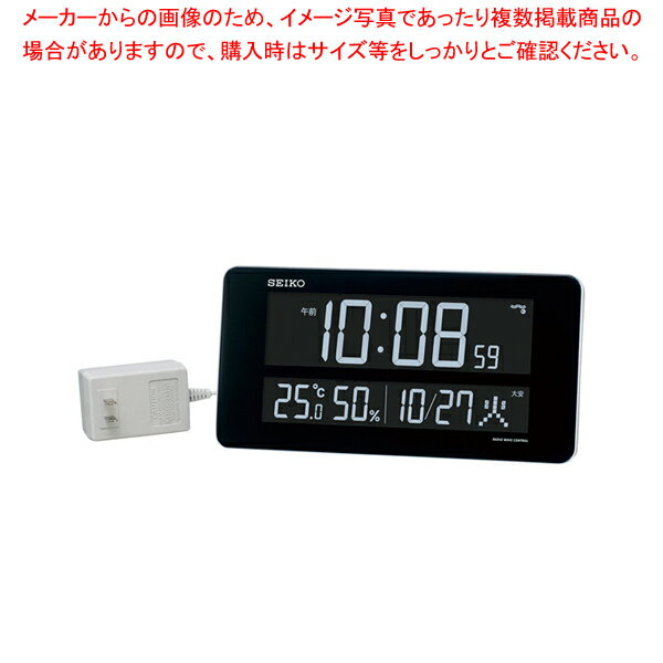 【まとめ買い10個セット品】セイコー掛置兼用 交流式電波時計 DL208W【人気 おすすめ 業務用 販売 楽天 通販】【メイチョー】