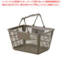 ショッピングバスケット U-17 ブラウン【人気 業務用 販売 楽天 通販】【メイチョー】