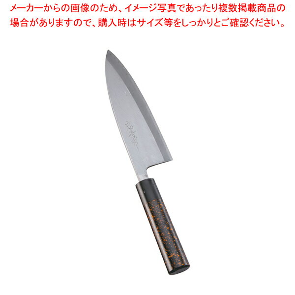 歌舞伎調和庖丁 忠舟 出刃 19.5cm 黒金茶【和包丁 出刃包丁 魚用包丁 良い包丁 よく切れる包丁 専門店 魚をさばく包丁 使いやすい包丁】【メイチョー】 1