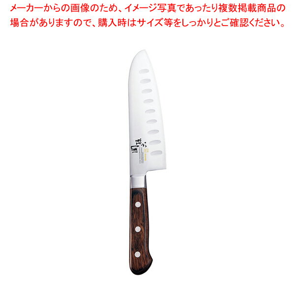 関孫六 べにふじ 三徳ディンプル包丁 AB5438 16.5cm【メイチョー】
