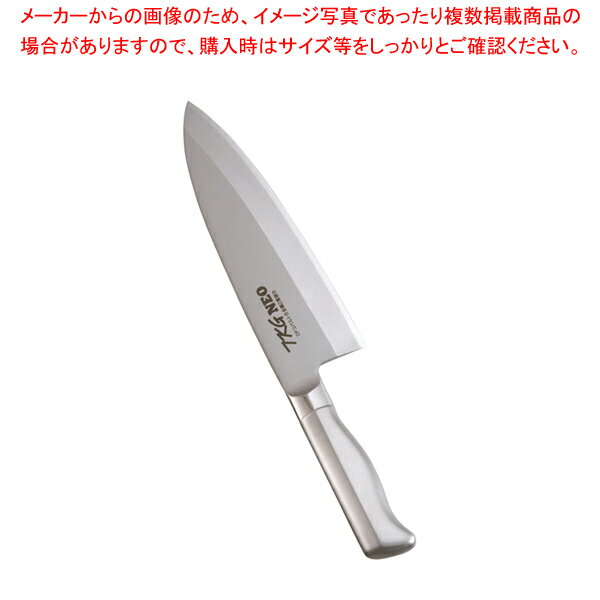 【まとめ買い10個セット品】遠藤商事 / TKG-NEO(ネオ)出刃(片刃) 21cm【メイチョー】