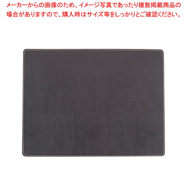 ジックザック プレースマット ユニ レクタンギュラー ブラック【メイチョー】