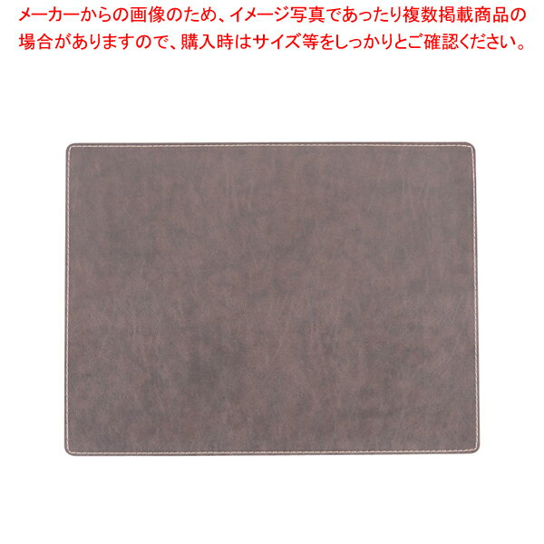 ジックザック プレースマット ユニ レクタンギュラー タバコ【メイチョー】