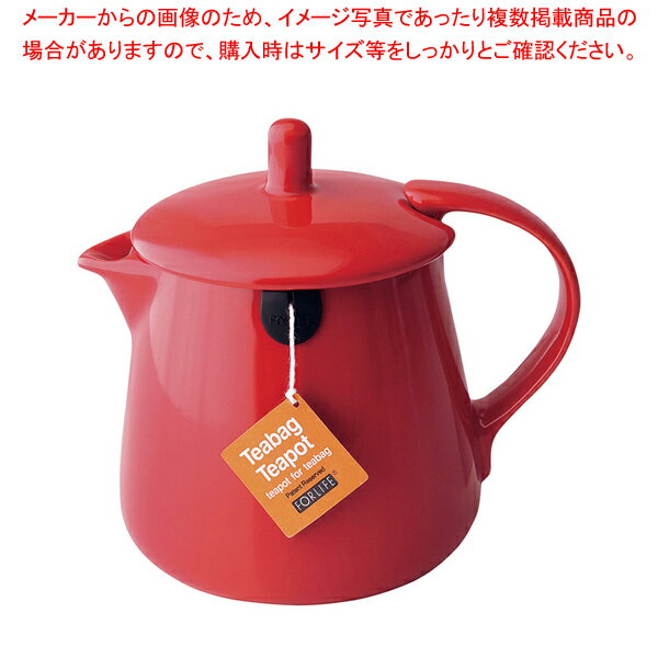 【まとめ買い10個セット品】ティーバッグ ティーポット 403 レッド【メイチョー】