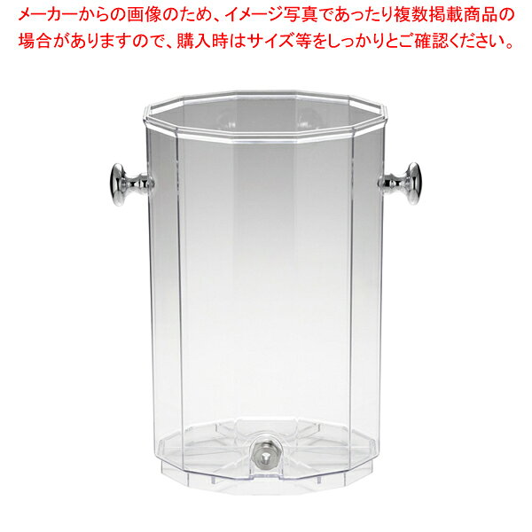 KINGO多角型ジュースディスペンサー 小用コンテナ(ノブ2ヶ付)【メイチョー】