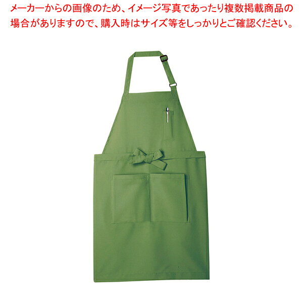 商品の仕様●肩ひもがずれにくい首掛けタイプの撥水カラーエプロン■サイズ前中心/丈×ウエスト×胸当て幅(cm)：80×97×24、首紐/長さ×巾(cm)：63×2.5、腰紐/長さ×巾(cm)：86(×2本)×3■重さ200(g)■カラーオリーブ■●撥水●フリーサイズ●グリーン購入法対象品●ポケット：前面2か所/胸部ペン差し用※商品画像はイメージです。複数掲載写真も、商品は単品販売です。予めご了承下さい。※商品の外観写真は、製造時期により、実物とは細部が異なる場合がございます。予めご了承下さい。※色違い、寸法違いなども商品画像には含まれている事がございますが、全て別売です。ご購入の際は、必ず商品名及び商品の仕様内容をご確認下さい。※原則弊社では、お客様都合（※色違い、寸法違い、イメージ違い等）での返品交換はお断りしております。ご注文の際は、予めご了承下さい。【end-9-1494】