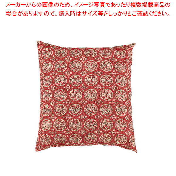 【まとめ買い10個セット品】綿 座布団HY 正倉院51083 赤 590×550 カバーのみ【メイチョー】