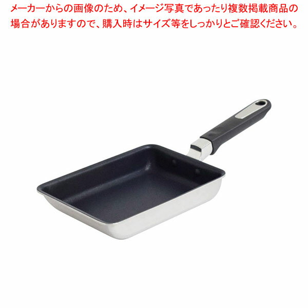 【まとめ買い10個セット品】クワトロ+(プラス)IH 玉子焼 15×9.5cm【メイチョー】