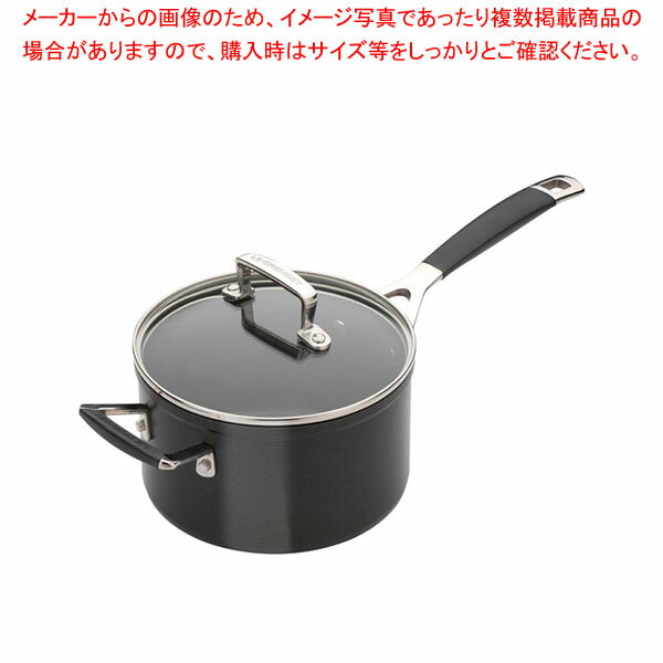 ル・クルーゼ TNS ソースパン (ガラスフタ付) 18cm 【メイチョー】