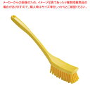 【まとめ買い10個セット品】脱毛防止 ロングハンドル マルチブラシ ハード1263305 イエロー【メイチョー】