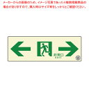 【まとめ買い10個セット品】通路誘導標識ステッカー(中輝度蓄光式) TSN903【メイチョー】