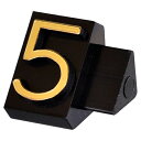 ニュープライスキューブ補充用単品L用 黒/金文字 5【メイチョー】