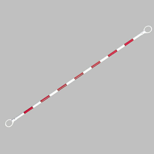 コーンバー(小) 2m レッド/ホワイト φ34【メイチョー】