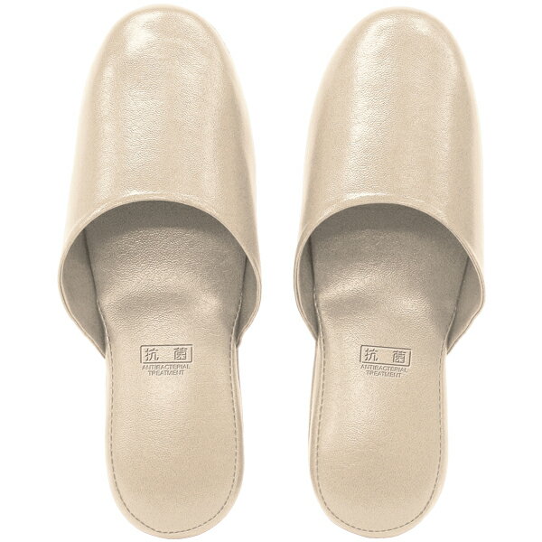 アニリン抗菌スリッパ ベージュ【メイチョー】