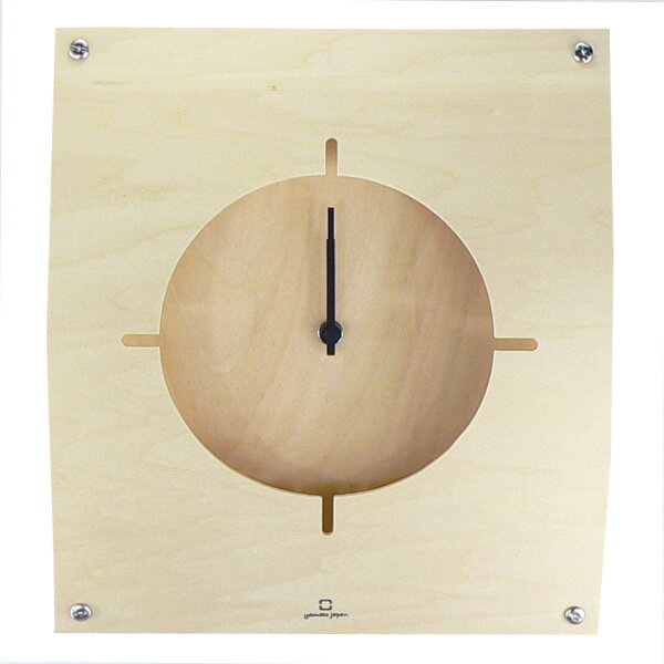 時計 壁掛け WALL CLOCK ナチュラル YK05-100 【壁掛け時計　インテリア　かわいい　時計　リビング　子供部屋　子供】【メイチョー】 1