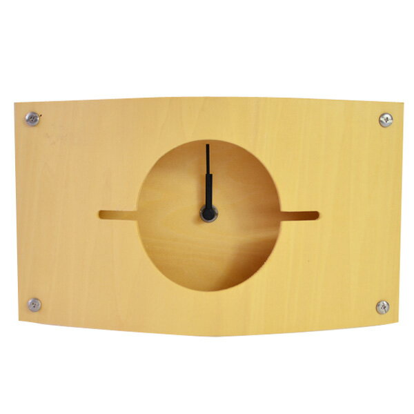 時計 壁掛け WALL CLOCK S ナチュラル YK07-001 【壁掛け時計　インテリア　かわいい　時計　リビング　子供部屋　子供　置時計】【メイチョー】