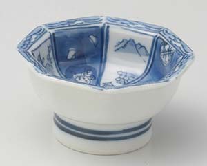 【まとめ買い10個セット品】和食器 オ017-158 八角高台祥瑞千代口【キャンセル/返品不可】【メイチョー】