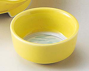 【まとめ買い10個セット品】和食器 ミ019-048 黄釉流水丸千代口【キャンセル/返品不可】【メイチョー】
