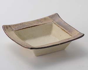 【まとめ買い10個セット品】和食器 ト018-338 角渕サビ刺身鉢【キャンセル/返品不可】【メイチョー】