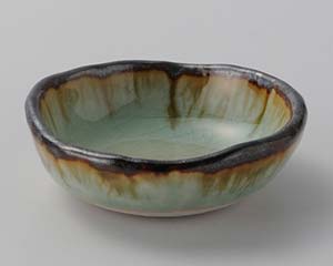 【まとめ買い10個セット品】和食器 ト020-118 翠玉タタラ型丸千代口【キャンセル/返品不可】【メイチョー】