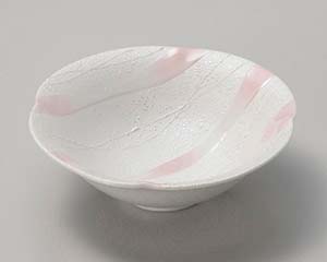 【まとめ買い10個セット品】和食器 ミ030-218 ピンク一珍輪花向付【キャンセル/返品不可】【メイチョー】