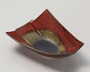 【まとめ買い10個セット品】和食器 ト035-158 紅柚子貼合(見込灰釉)向付【キャンセル/返品不可】【メイチョー】