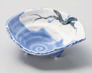 【まとめ買い10個セット品】和食器 ミ034-118 桜木コバルトちぎり向付【キャンセル/返品不可】【メイチョー】