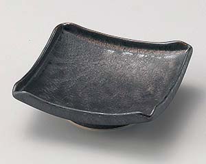 【まとめ買い10個セット品】和食器 ト035-128 金結晶正角向付【キャンセル/返品不可】【メイチョー】