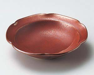 【まとめ買い10個セット品】和食器 ロ037-088 紅結晶花型6.0鉢【キャンセル/返品不可】【メイチョー】