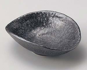 【まとめ買い10個セット品】和食器 ユ038-178 銀彩結晶楕円向付【キャンセル/返品不可】【メイチョー】