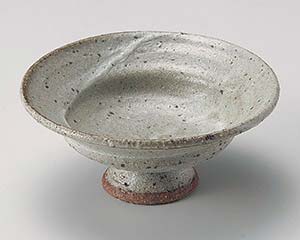 【まとめ買い10個セット品】和食器 メ044-128 灰みかげ高台鉢【キャンセル/返品不可】【メイチョー】