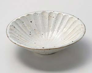 【まとめ買い10個セット品】和食器 ト044-088 粉引太そぎ反5.5鉢【キャンセル/返品不可】【メイチョー】