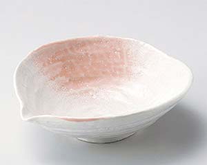 【まとめ買い10個セット品】和食器 ア050-118 ピンク吹片口鉢【キャンセル/返品不可】【メイチョー】