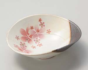 【まとめ買い10個セット品】和食器 ハ051-108 粉引舞桜小鉢【キャンセル/返品不可】【メイチョー】