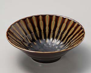 【まとめ買い10個セット品】和食器 ア052-068 竹林アメ16cm鉢【キャンセル/返品不可】【メイチョー】