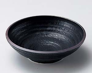 Other - 【まとめ買い10個セット品】和食器 ハ052-158 黒水晶荒引浅鉢【キャンセル/返品不可】【メイチョー】