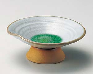 【まとめ買い10個セット品】和食器 イ055-098 ブルー貫入4.0高台鉢【キャンセル/返品不可】【メイチョー】