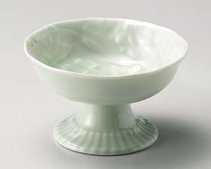 【まとめ買い10個セット品】和食器 ホ055-138 もえぎゆり高台小鉢【キャンセル/返品不可】【メイチョー】