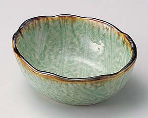【まとめ買い10個セット品】和食器 ト059-208 翠玉木の葉4.5寸小鉢【キャンセル/返品不可】【メイチョー】
