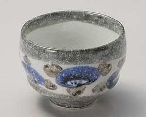 【まとめ買い10個セット品】和食器 ア061-208 おび山茶花 青たっぷり碗【キャンセル/返品不可】【メイチョー】